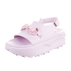 NWT Gucci Talc Pink Women's soft rubber Sandals US 7 EU 37